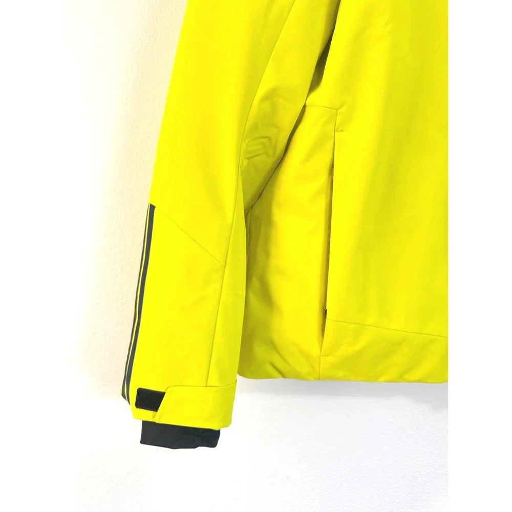 Rossignol Men's Strawpile Insulated Hooded Ski & Snowboard Jacket - Yellow